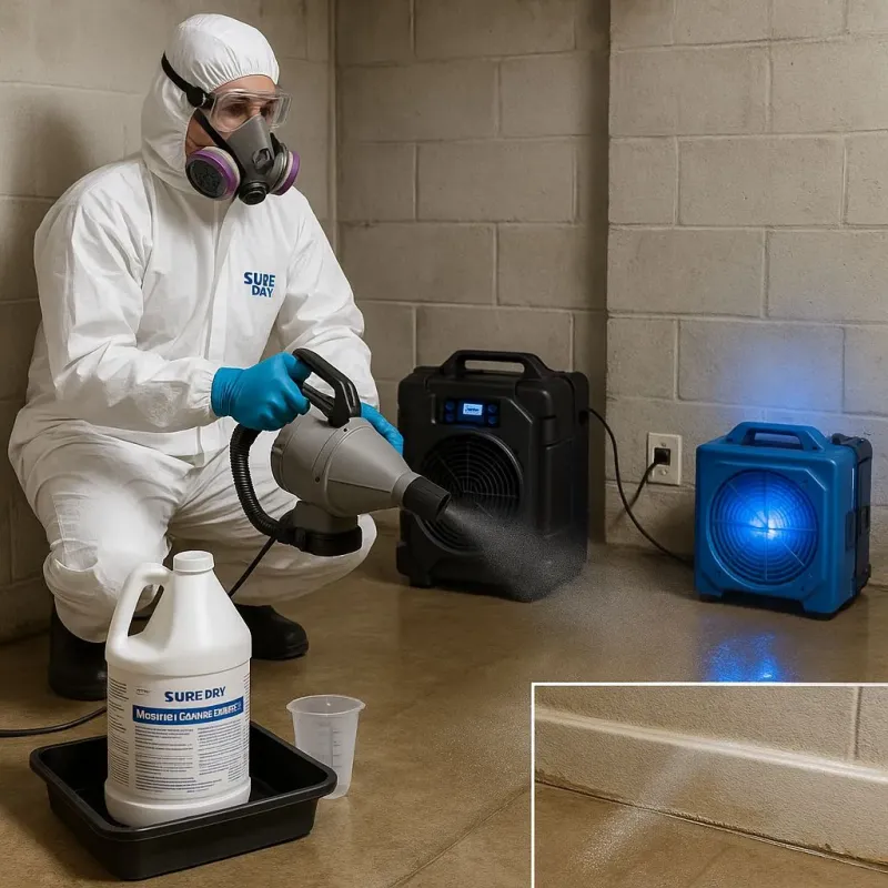 Sanitization and Odor Removal process in Kings Park West, VA